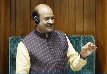 om birla elected lok sabha speaker second time continuously