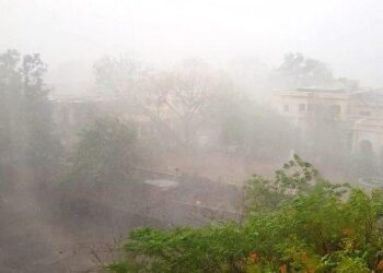 pre monsoon rain in udaipur