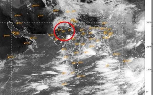 rain in udaipur today update