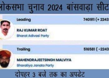 rajasthan loksabha election result 2024 banswada seat