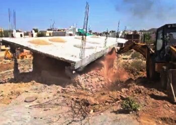 uda illegal constructions demolished in udaipur
