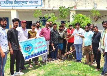 rajasthan samaj seva sansthan udaipur plantation in manoharpura school