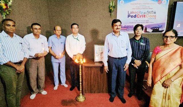 lakecity PedCritCon 2024 two day conference start by PMCH udaipur