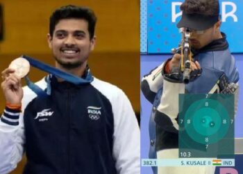 paris Olympics 2024 India won third medal shooter swapnil won bronze medal in shooting