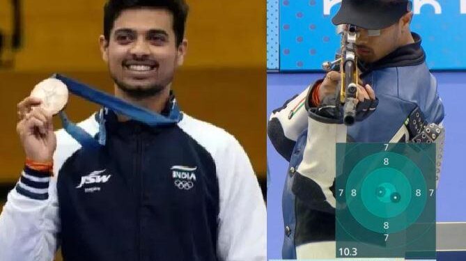 paris Olympics 2024 India won third medal shooter swapnil won bronze medal in shooting
