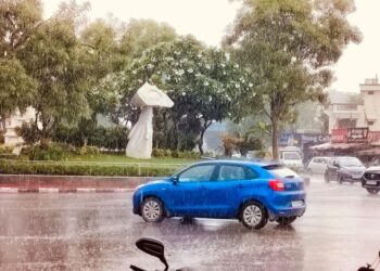 rain in udaipur and rajsamand