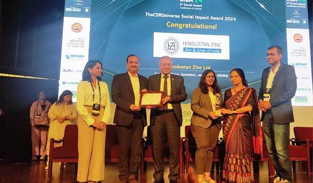 Hindustan Zinc Honored with CSR Impact Awards 2024