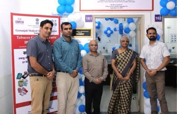 Tobacco Cessation Center inaugurated at Geetanjali Medical College and Hospital udaipur
