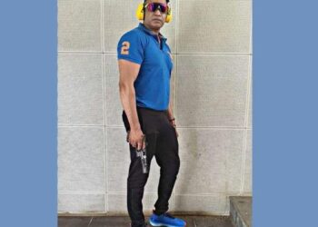 Udaipur pistol shooter Deepak Sharma qualify for national level with ranked 33rd in India in pistol shooting