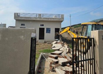 udaipur UDA demolished encroachment and illegal construction government land land cost in crores