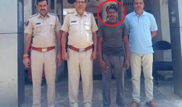 udaipur pratap nagar police arrest man in accuse of land fraud