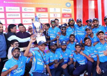 4th physical disability t20 cricket championship mumbai won championship trophy