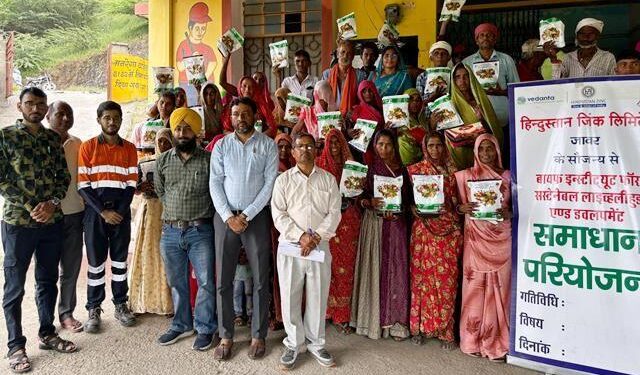 Hindustan Zinc Distribute Free Seed Kits to Farmers in Samadhan pariyojana