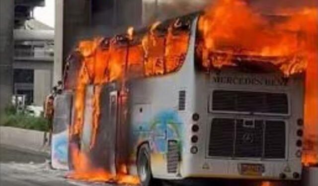 Thailand school bus fire 25 students killed