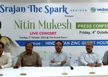 nitin mukesh night in udaipur at opera garden on 6th october by srajan the spark