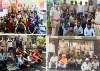 udaipur police arrest 363 criminals in raids early morning today