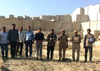 Action on illegal mining in Beawar