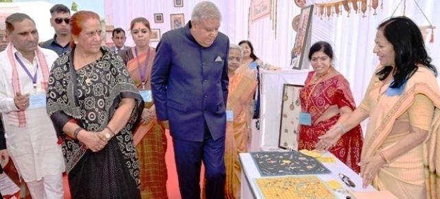 Vice-President Jagdeep Dhankhar udaipur visit Janjatiya gaurav mahotsav kotra udaipur