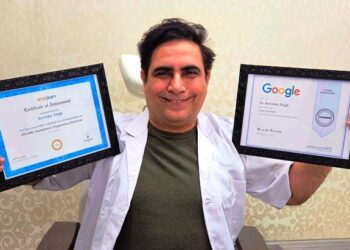 arth ceo Dr. Arvinder Singh scored 100% in AI course of American University and Google