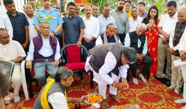 elevated road udaipur bhoomi pujan