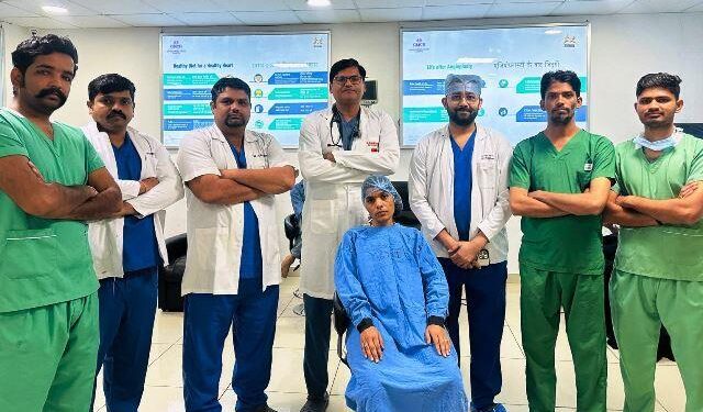 heart tumor operation with selective coiling technique done by dr ramesh patel cardiac surgeon of geetanjali hospital udaipur