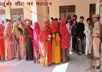 rajasthan by election 2024 vote polled on seven seats of rajasthan