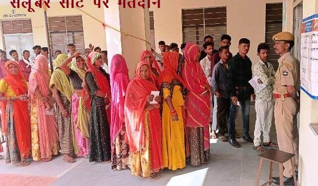 rajasthan by election 2024 vote polled on seven seats of rajasthan