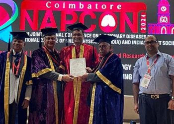 udaipur geetanjali hospital Dr. Atul Luhadia honoured with NCCP Fellowship Award