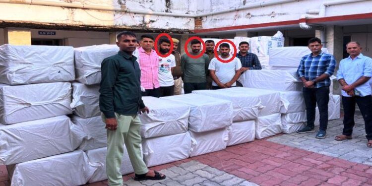udaipur police bust interstate opium smuggling gang by private travels, caught doda chura cost more than 1 crore