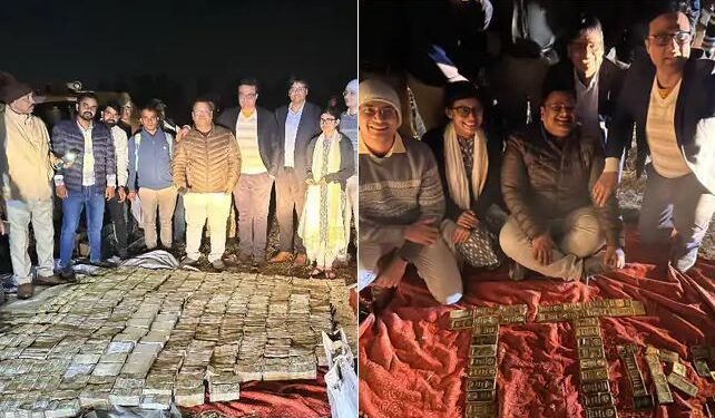 52 kg gold found in car in medori forest bhopal