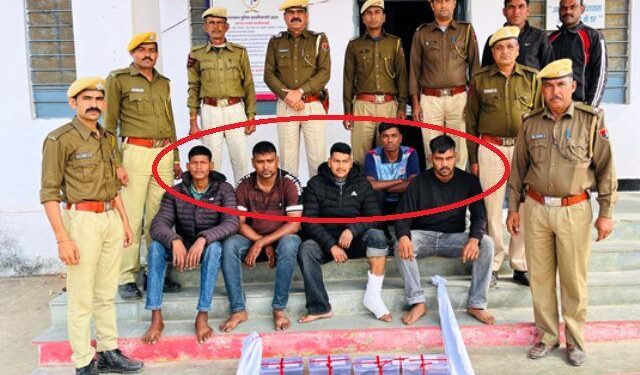 udaipur-police-arrest-five-wanted-criminals-in-kotda-area-udaipur