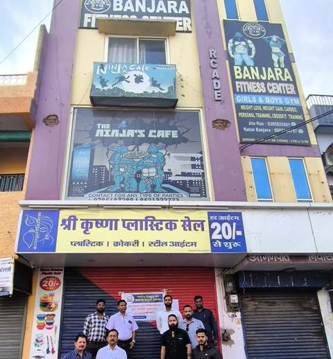 Shri Karni Kripa Bohra Ganesh Ji Road Jayshree Colony Banjara Fitness Center building seized for not deposiing UD tax