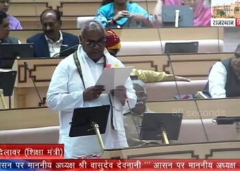 education minister madan dilawar reply on mahatma gandhi english medium school question in rajasthan vidhan sabha