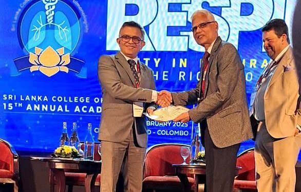 geetanjali hospital Dr. SK Luhadia represented India at the International Conference of Chest Specialist in Sri Lanka
