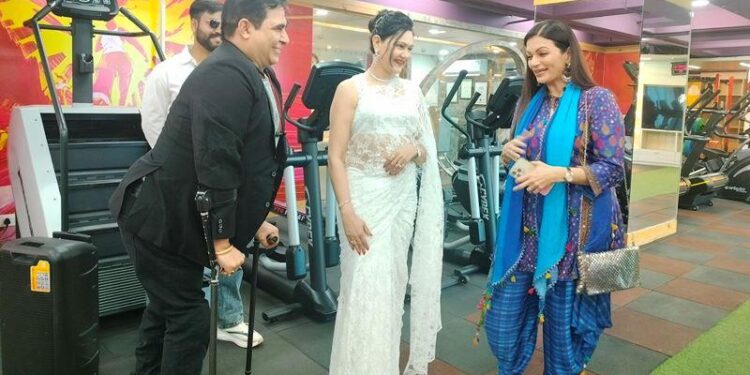 Actress Prachi Shah visit arth Skin and Fitness Center Udaipur