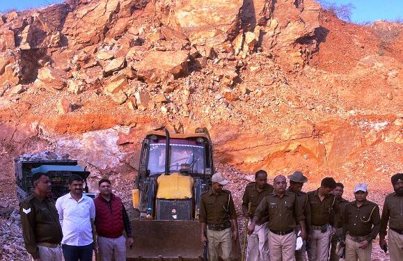 Mines department seized 90 vehicles including 4 JCBs for illegal mining