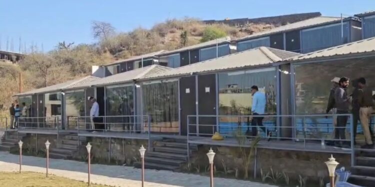 Udaipur UDA seized a mini resort with 16 cottages in kodiyat Road in Udaipur