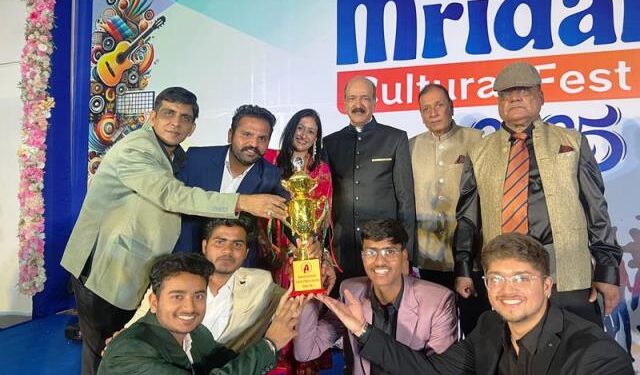 aiims udaipur mridang 2025 end with students cultural performance