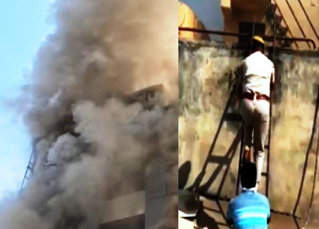 Udaipur Fire broke out in Silver Time House Bapu Bazaar