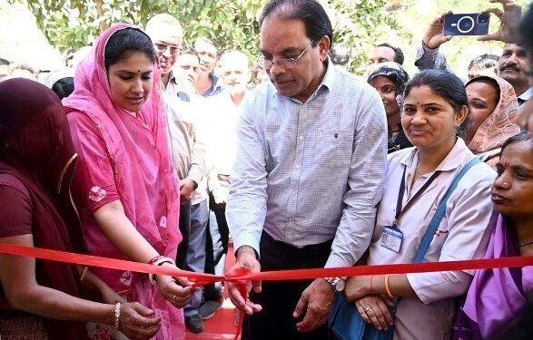 hindustan zinc nand ghar in Rajsamand 70 new nand ghar inaugurated