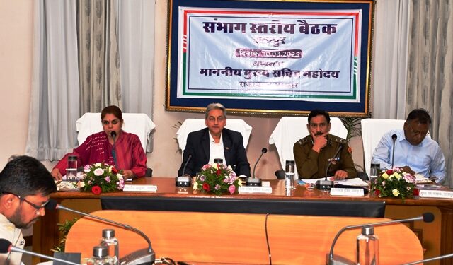 rajasthan CS Sudhansh pant divisional level meeting in udaipur warn to officers for drinking water and electricity