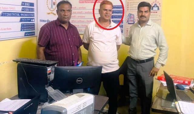 udaipur acb arrest police asi of akola thana chittorgarh for taking bribe