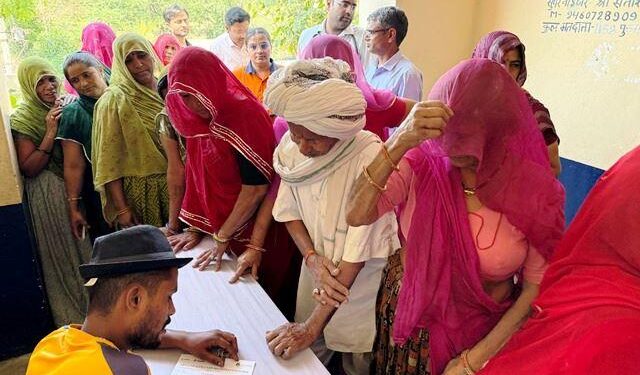 hindustan zinc Mega Health Camp gbh hospital Doctors team gives health advice to more than 200 villagers