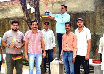 rajasthan samaj seva sansthan udaipur parinda abhiyan in badgaon mokshadham