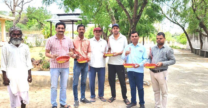 rajasthan samaj seva sansthan udaipur parinda abhiyan in badgaon mokshadham