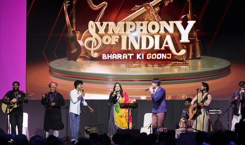 singer Sonu Sharma from Udaipur performed in World Audio Visual and Entertainment Summit 2025