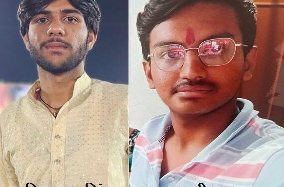 udaipur two students died in accident truck hits their bike