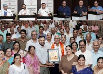 Father's Day celebration in geetanjali hospital udaipur 200 senior citizens honored