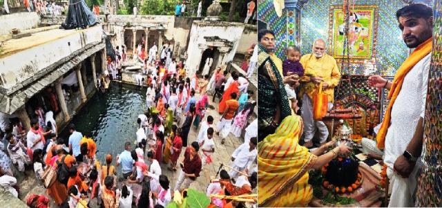 kawad yatra 2025 udaipur ubeshwer mahadev mandir
