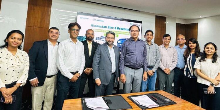 Hindustan Zinc Partnership with GreenLine Mobility to deploy EV and LNG Trucks for Green Logistics